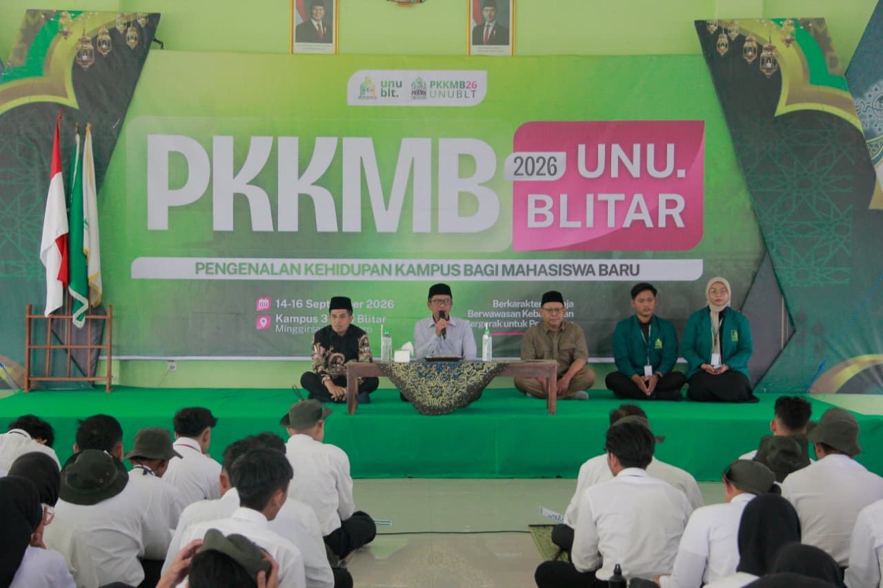 1.118 Mahasiswa Baru Ikuti PKKMB UNU Blitar 2026, Didorong Jadi Kader Harapan Bangsa
