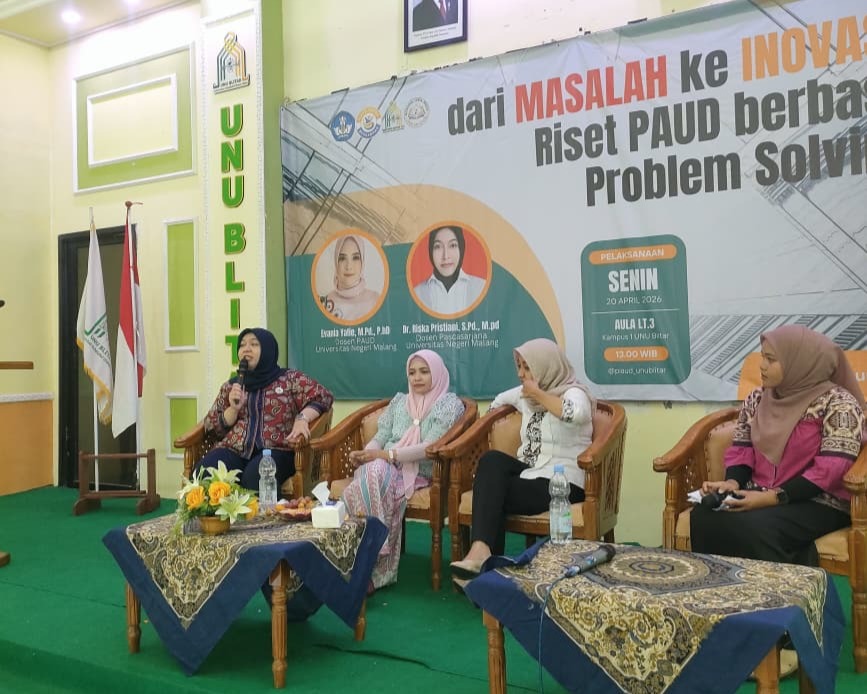 Prodi PIAUD FAI UNU Blitar Selenggarakan Seminar Riset Berbasis Problem Solving untuk Mahasiswa